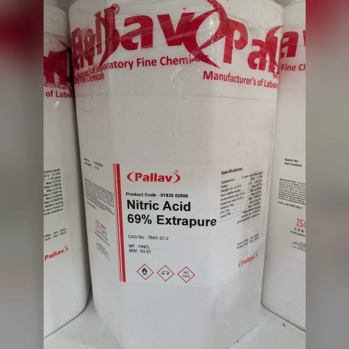Nitric Acid 69% Extrapure